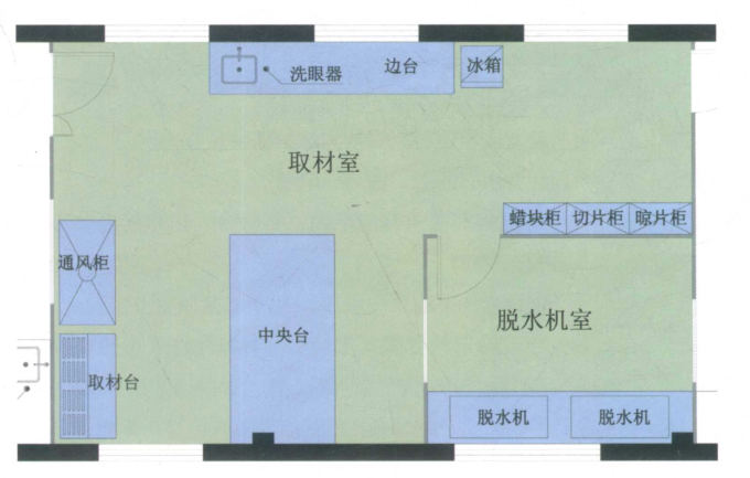 實驗取材室、標(biāo)本接收室布局要求